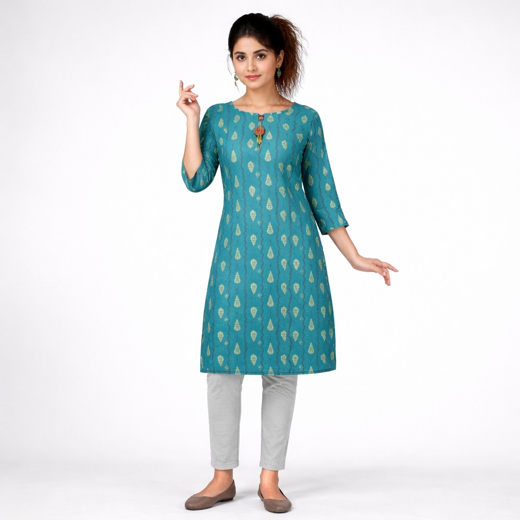 Floral Print Kurti