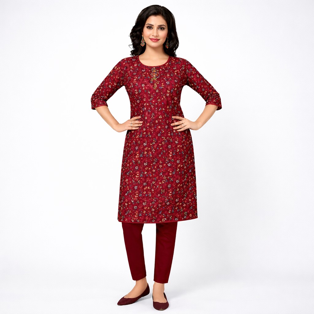 Essence Floral Print Kurti